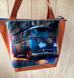 Sac en suédine et velours