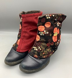 Guêtres en velours et coton japonais