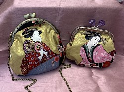 Petits sacs en coton japonais avec fermoirs