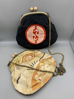 Sacs rétro en suedine et chutes de kimonos traditionnels